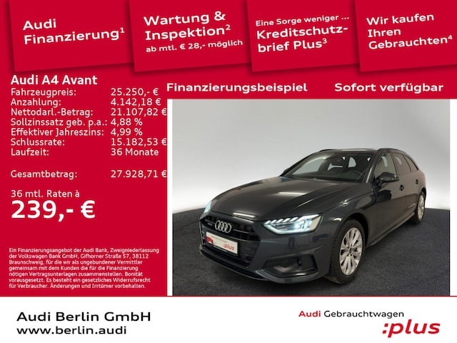 Audi A4 40 TFSI Avant Quattro S-Tronic