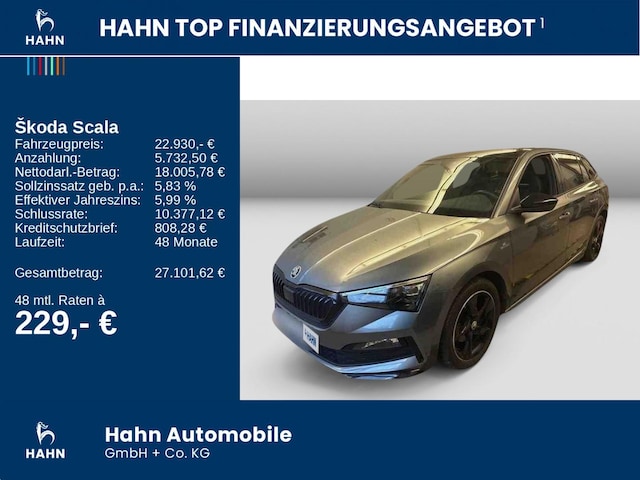 Skoda Scala 1.5 TSI Monte Carlo