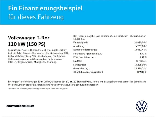 Volkswagen T-Roc 2.0 TDI DSG