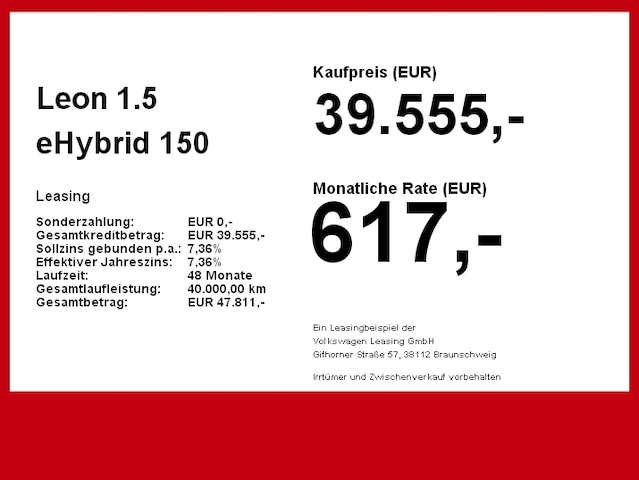 Cupra Leon DSG e-Hybrid