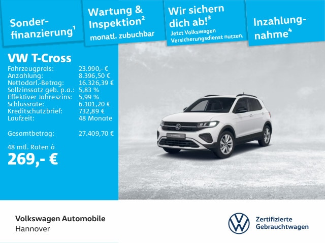 Volkswagen T-Cross 1.0 TSI DSG