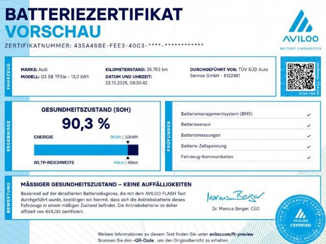 Audi Q3 45 TFSI Hybride S-Line