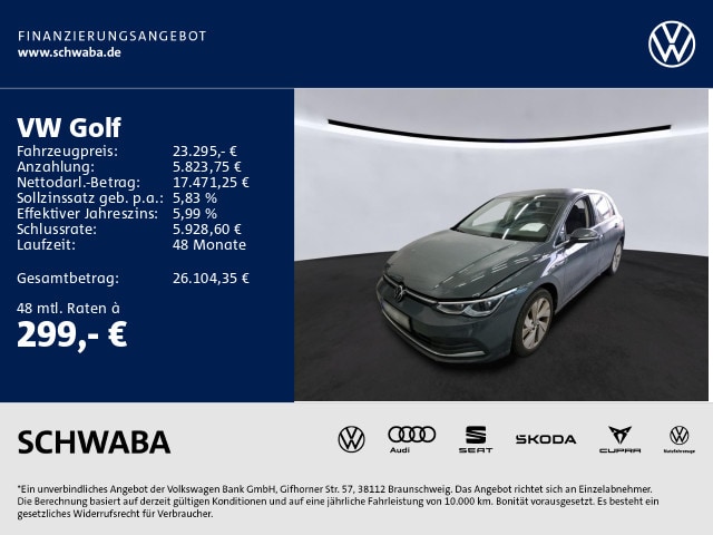 Volkswagen Golf 1.5 eTSI DSG Golf VIII Style