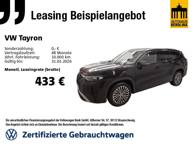 Volkswagen Tayron 1.5 eTSI DSG Life