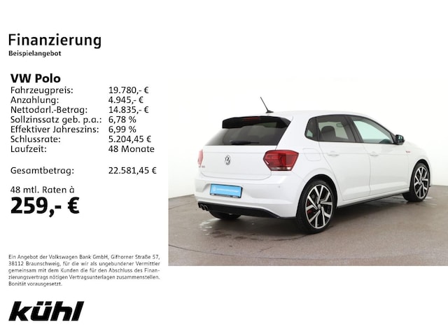 Volkswagen Polo 2.0 TSI DSG GTI