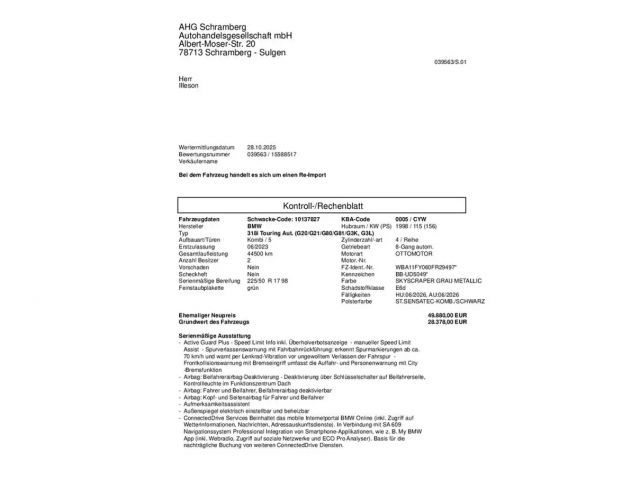 BMW 318 318i Touring