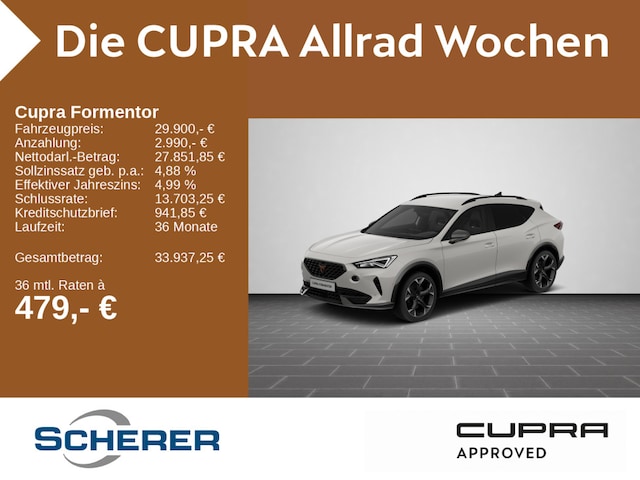 Cupra Formentor 2.0 TSI 4Drive DSG VZ