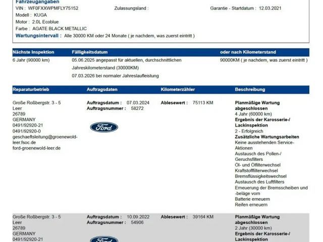 Ford Kuga 4x4 AWD Cool & Connect