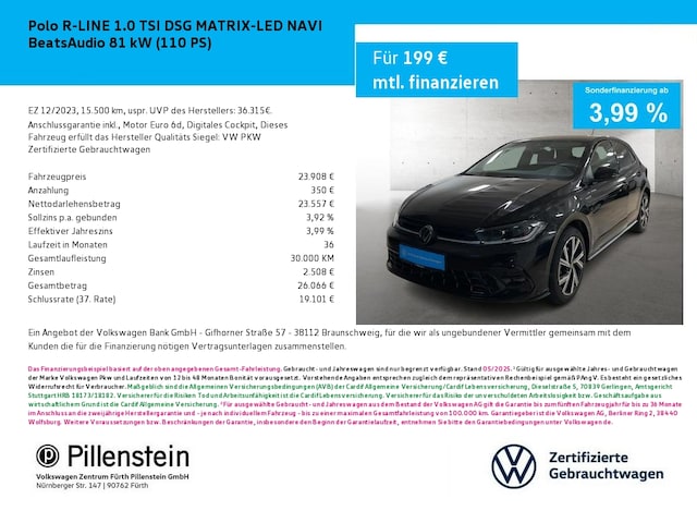 Volkswagen Polo 1.0 TSI DSG R-Line