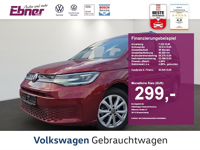 Volkswagen Caddy 1.5TSI STANDHZG+LED+NAVI-APP+GRA+SITZHZG+17 ALU!