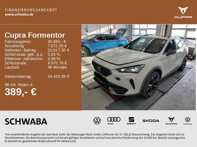 Cupra Formentor 1.4 DSG VZ e-Hybrid
