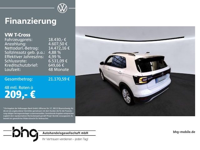 Volkswagen T-Cross 1.0 TSI Life