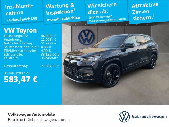 Volkswagen Tayron 4Motion DSG R-Line