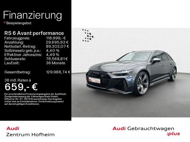 Audi RS6 *280 km/h*B&O*HUD*Laser*Vi