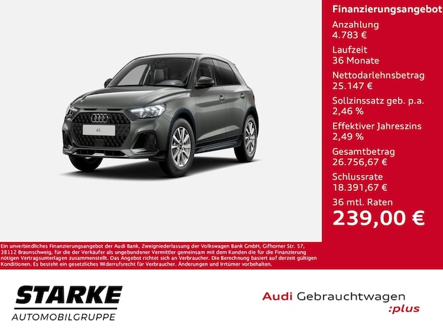 Audi A1 30 TFSI Allstreet S-Tronic