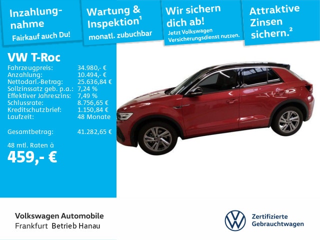 Volkswagen T-Roc 1.5 TSI DSG IQ.Drive R-Line