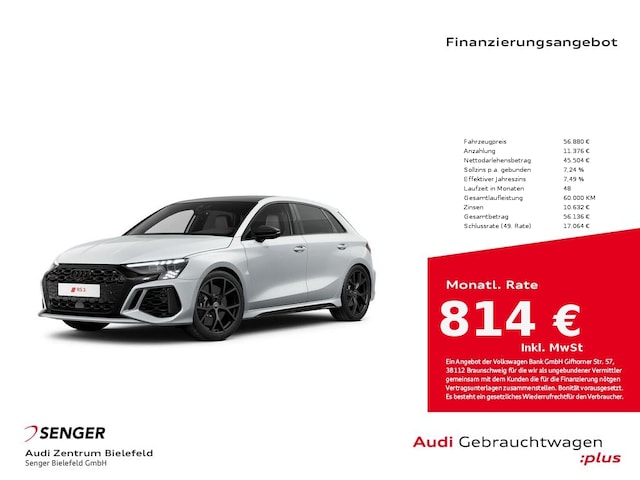 Audi RS3 Quattro S-Tronic Sportback