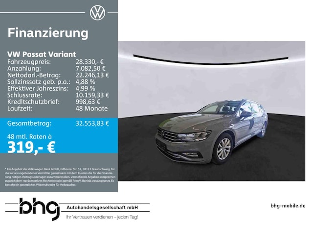 Volkswagen Passat 2.0 TDI Business DSG Variant