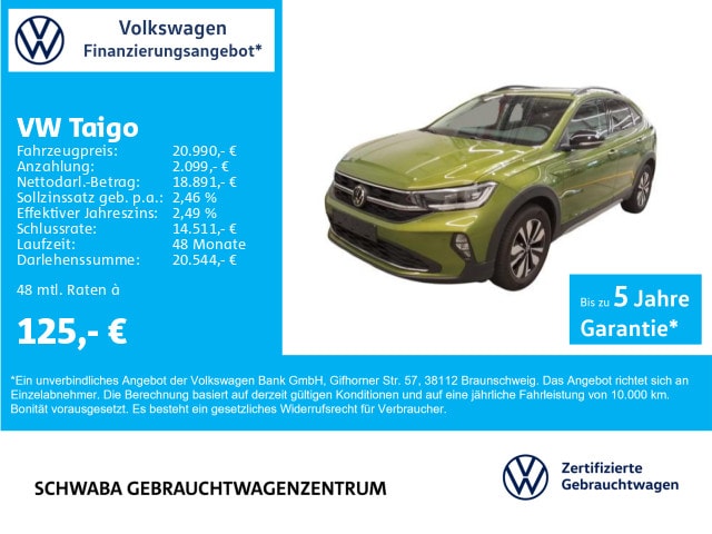 Volkswagen Taigo 1.0 TSI IQ.Drive Life