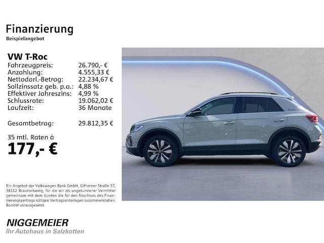 Volkswagen T-Roc 1.0 TSI