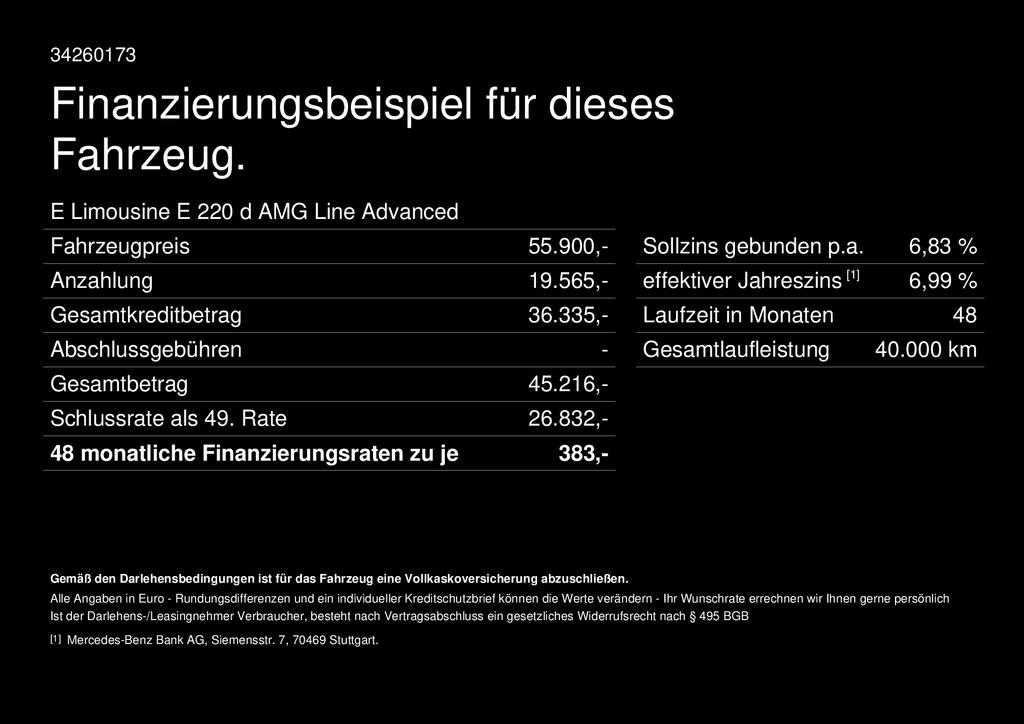Mercedes-Benz E 220 AMG Line E 220 d Sedan