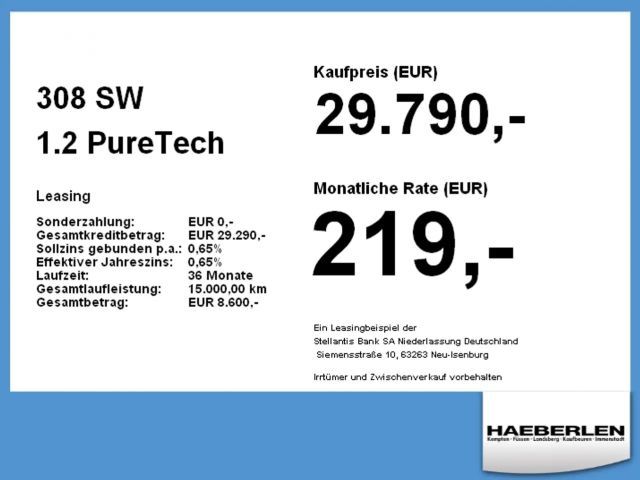 Peugeot 308 Allure Pack PureTech SW