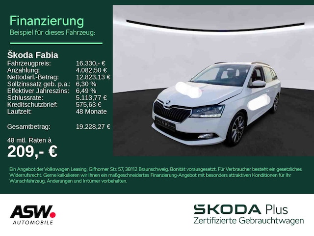 Skoda Fabia 1.0 TSI Best Clever Combi
