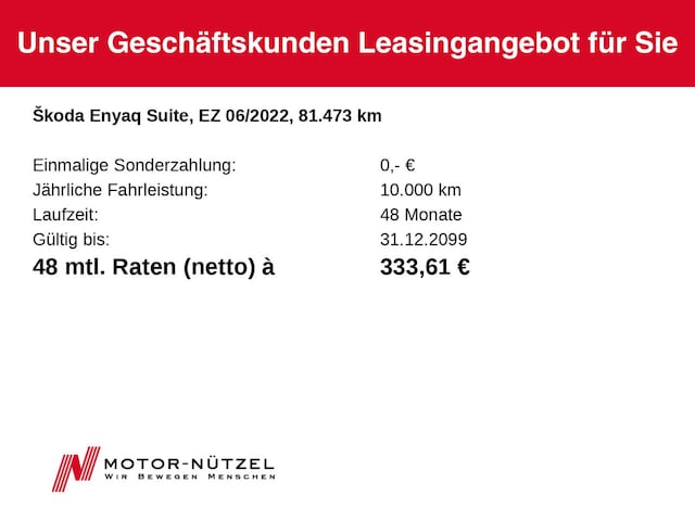 Skoda Enyaq Suite iV 80