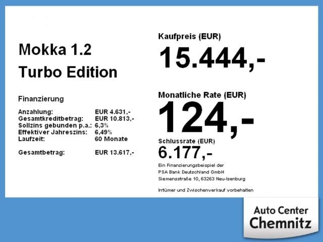 Opel Mokka 1.2 Turbo Turbo