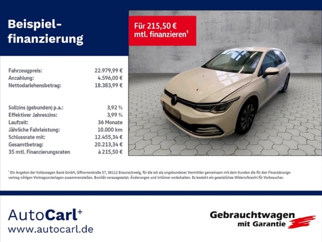 Volkswagen Golf 1.5 TSI Golf VIII