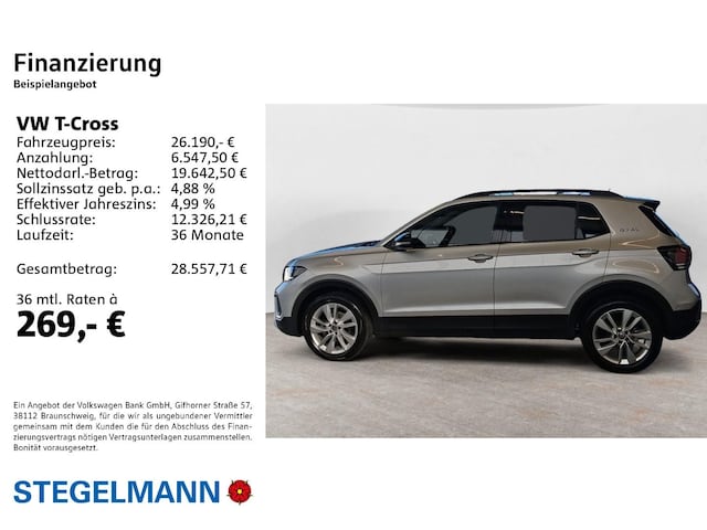 Volkswagen T-Cross 1.0 TSI DSG