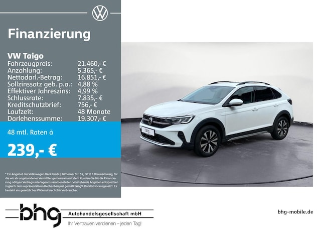 Volkswagen Taigo 1.0 TSI DSG Life