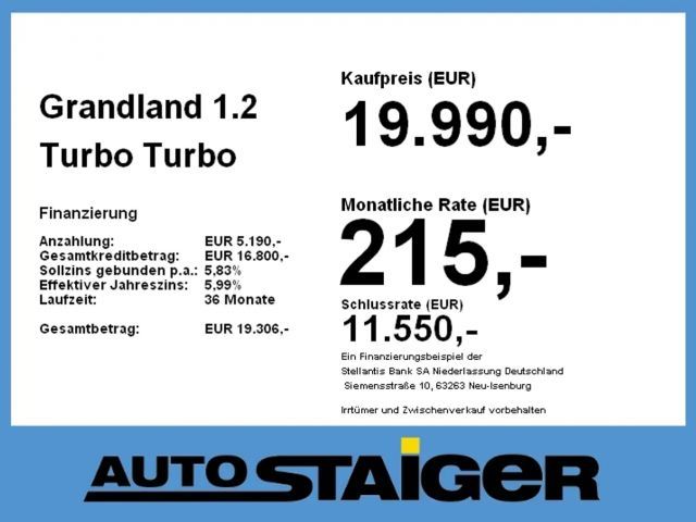 Opel Grandland X 1.2 Turbo Turbo