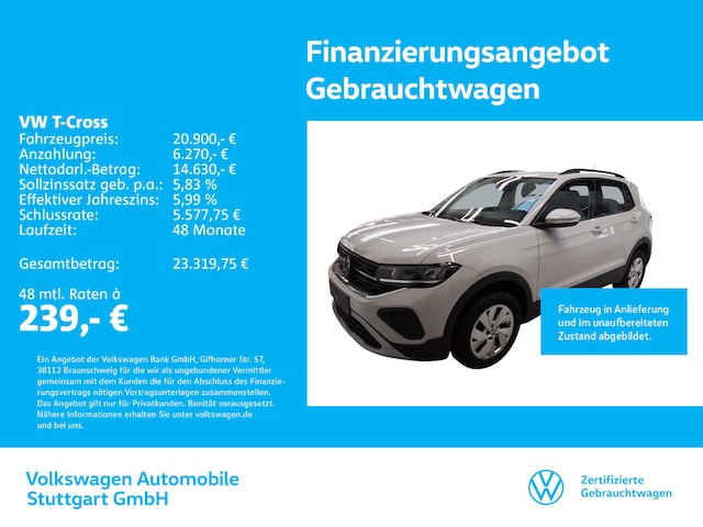 Volkswagen T-Cross 1.0 TSI Life
