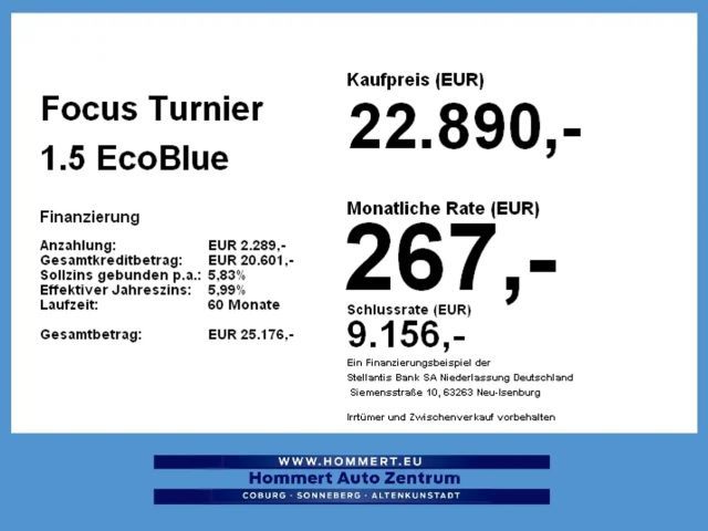 Ford Focus 1.5 EcoBlue Titanium Wagon