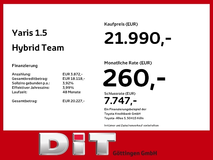 Toyota Yaris 5-deurs