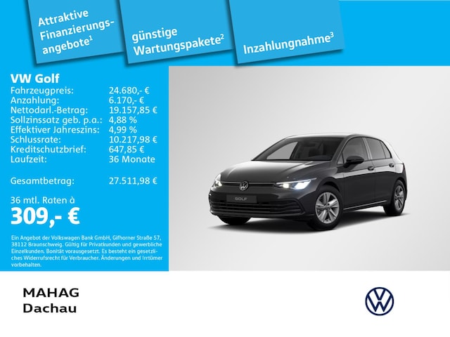 Volkswagen Golf DSG Golf VIII Life