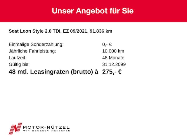 Seat Leon 2.0 TDI DSG Sportstourer Style