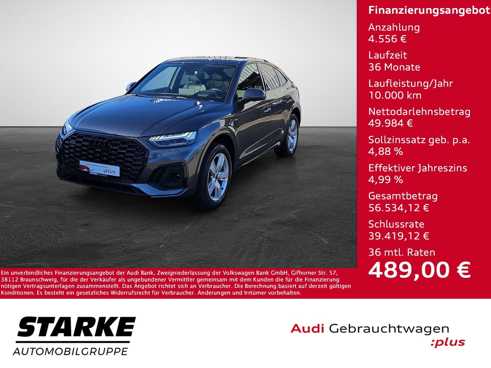 Audi Q5 40 TDI Quattro S-Line Sportback