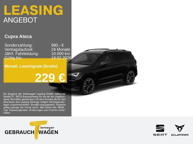 Cupra Ateca 2.0 TSI DSG