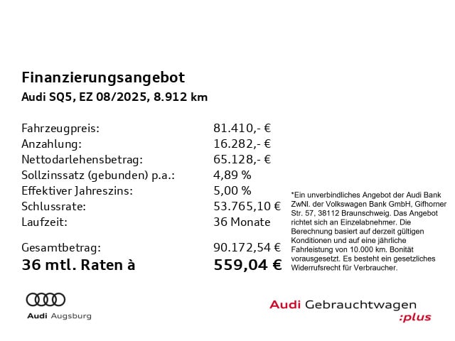 Audi SQ5 S-Tronic