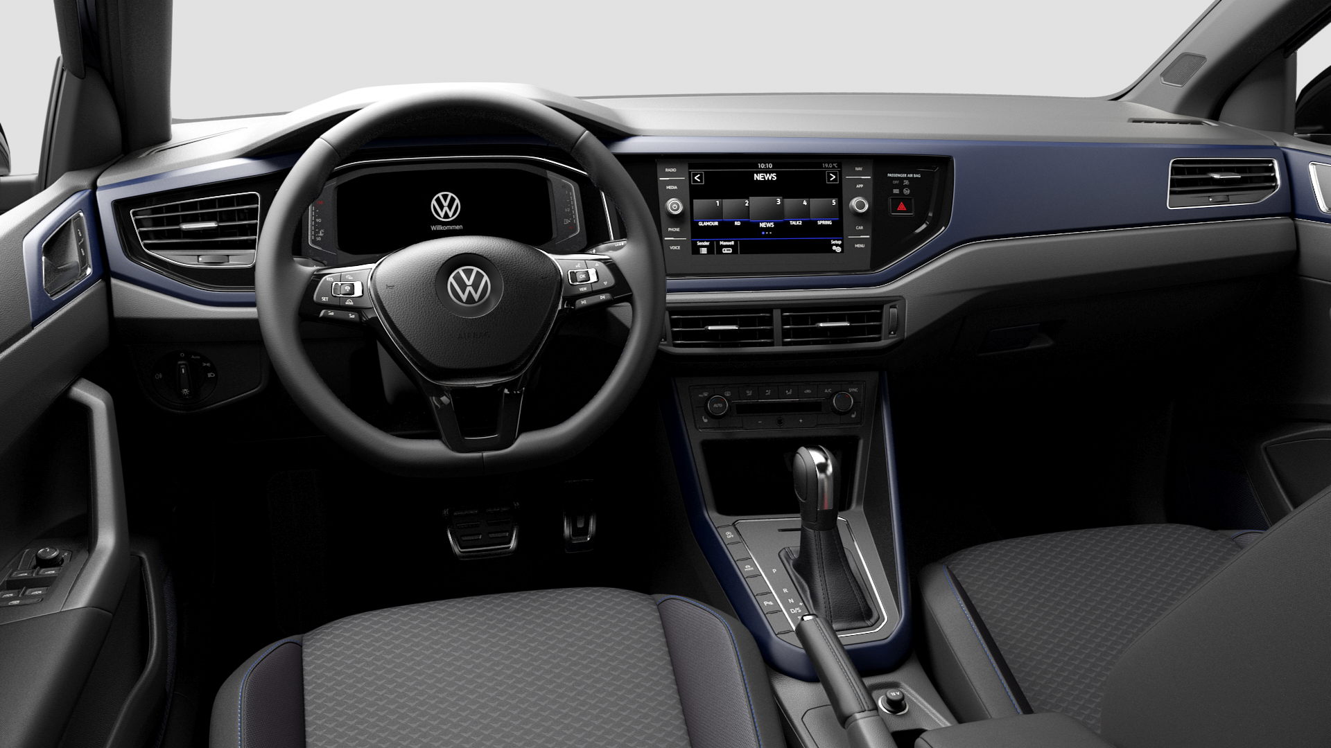 Volkswagen Polo United ACC LED Kamera 8-fach bereift Klima Navi APP el.SP Freisprech Totwinkelassistent