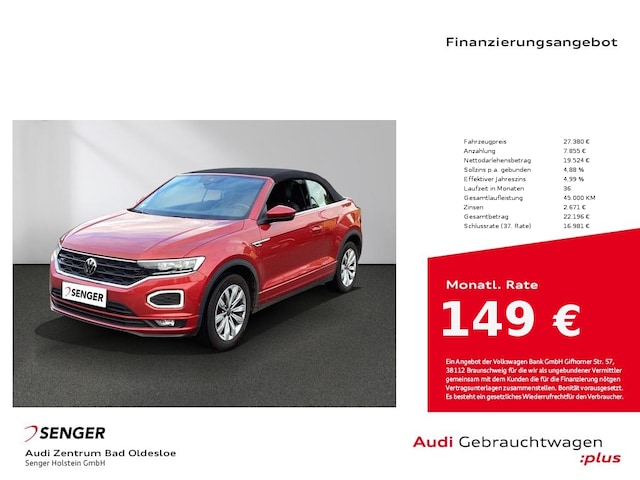 Volkswagen T-Roc 1.5 TSI Cabriolet DSG R-Line