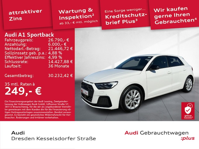 Audi A1 30 TFSI S-Tronic Sportback