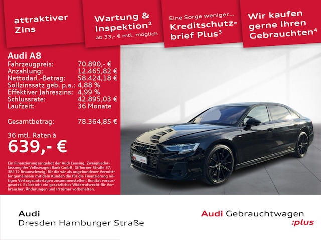 Audi A8 60 TFSI Lang Quattro