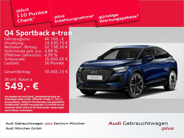 Audi Q4 e-tron Sportback