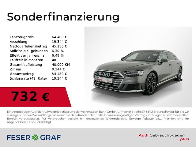Audi A8 60 TFSI Lang Quattro