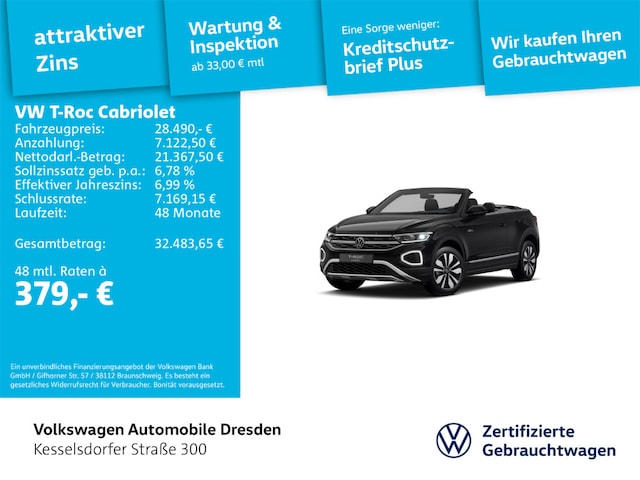 Volkswagen T-Roc 1.0 TSI Cabriolet Style