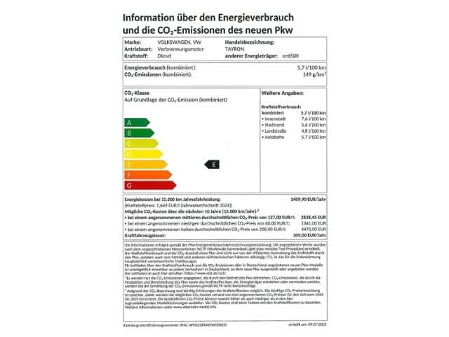 Volkswagen Tayron 2.0 TDI DSG Elegance Elegance