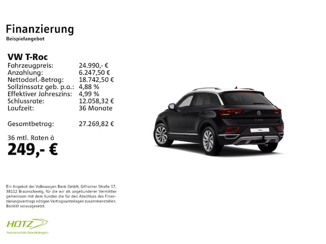 Volkswagen T-Roc 2.0 TDI DSG Style